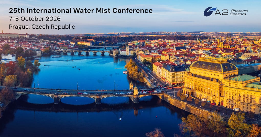 A2 Photonic Sensors to exhibit at the 25th International Water Mist Conference in Prague