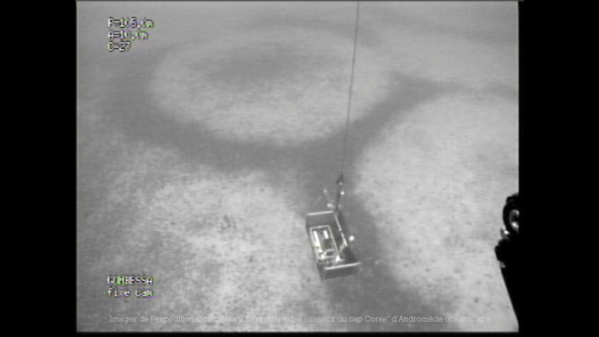 SubOcean methane sensor approaching the Cap Corse Rings
