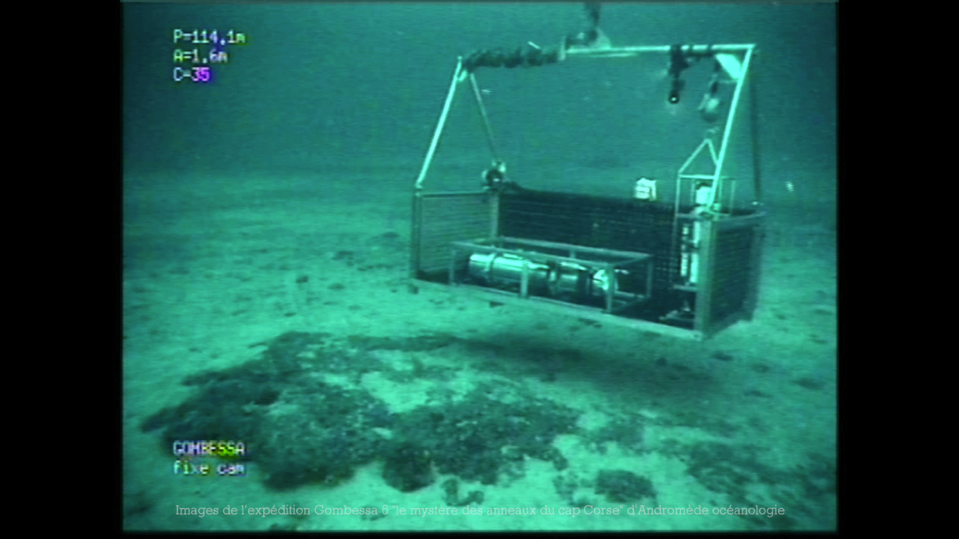 SubOcean methane sensor hovering above a core of a Cape Corse Ring